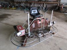 Allen Power Ride On Razorback Trowel,, Model 1200 2 0L, Serial #111541, Onon Performer 20 Motor,