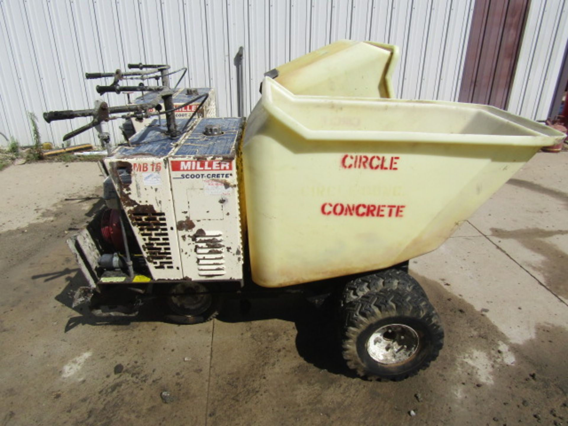 Miller Scoot-Crete Concrete Buggy, Model MB 16/21, GX390 Honda 13 hp Motor,,