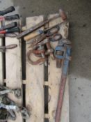 Miscellaneous Tools, Pipe Wrench, Clevis, Scissors, Chisel, Hammer,