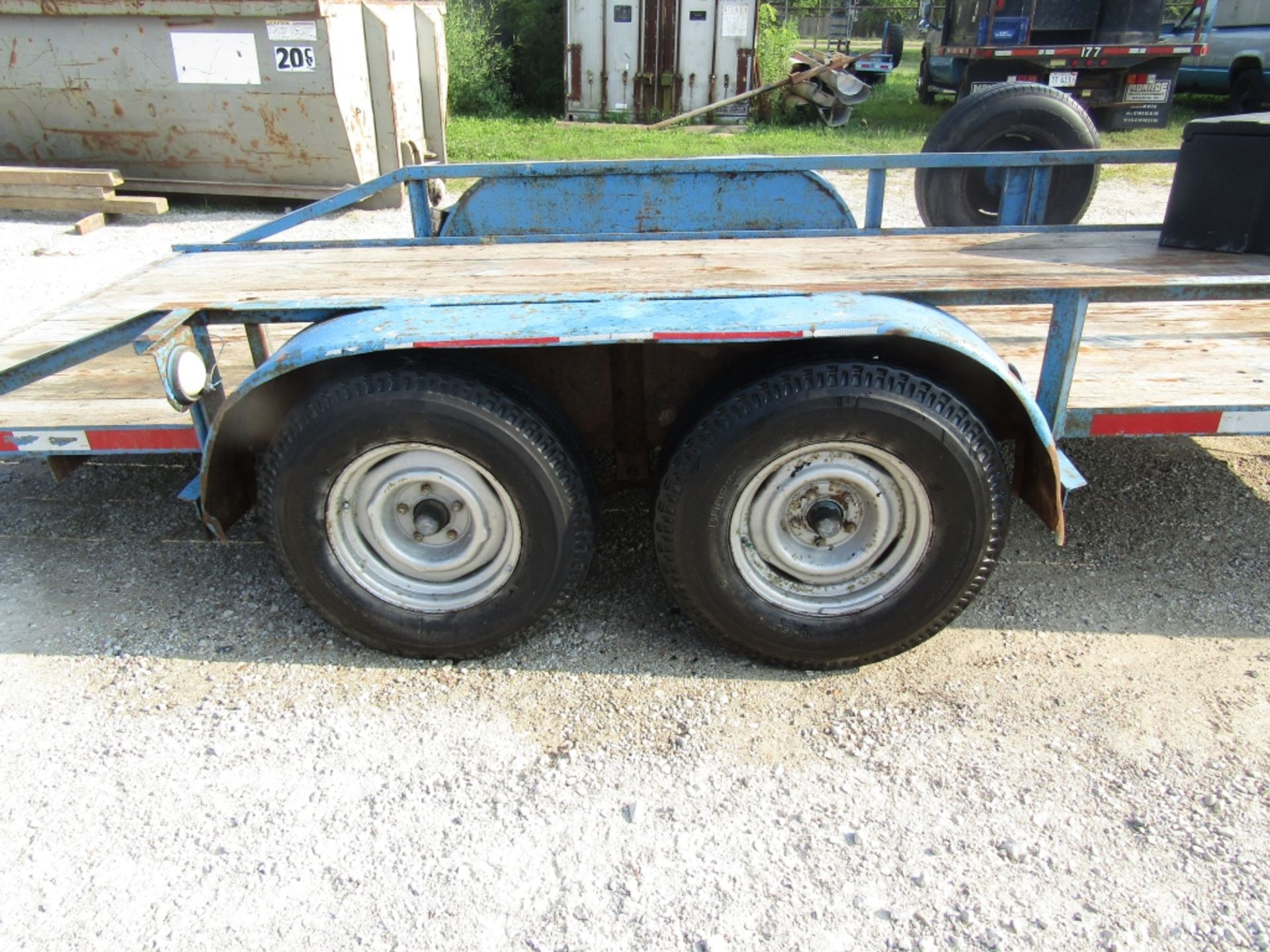 1990 Jamar Tandem Axle Trailer, VIN # 1B9FS1625LJ001922, 16'4" x 6'6" Wood Deck, - Image 4 of 7