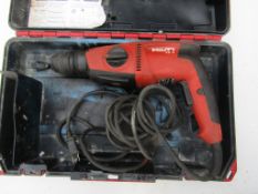 Hilti TE 2 Rotary Hammer Drill, Serial #1146988, Concrete max 7/8" & Steel max 1/2",