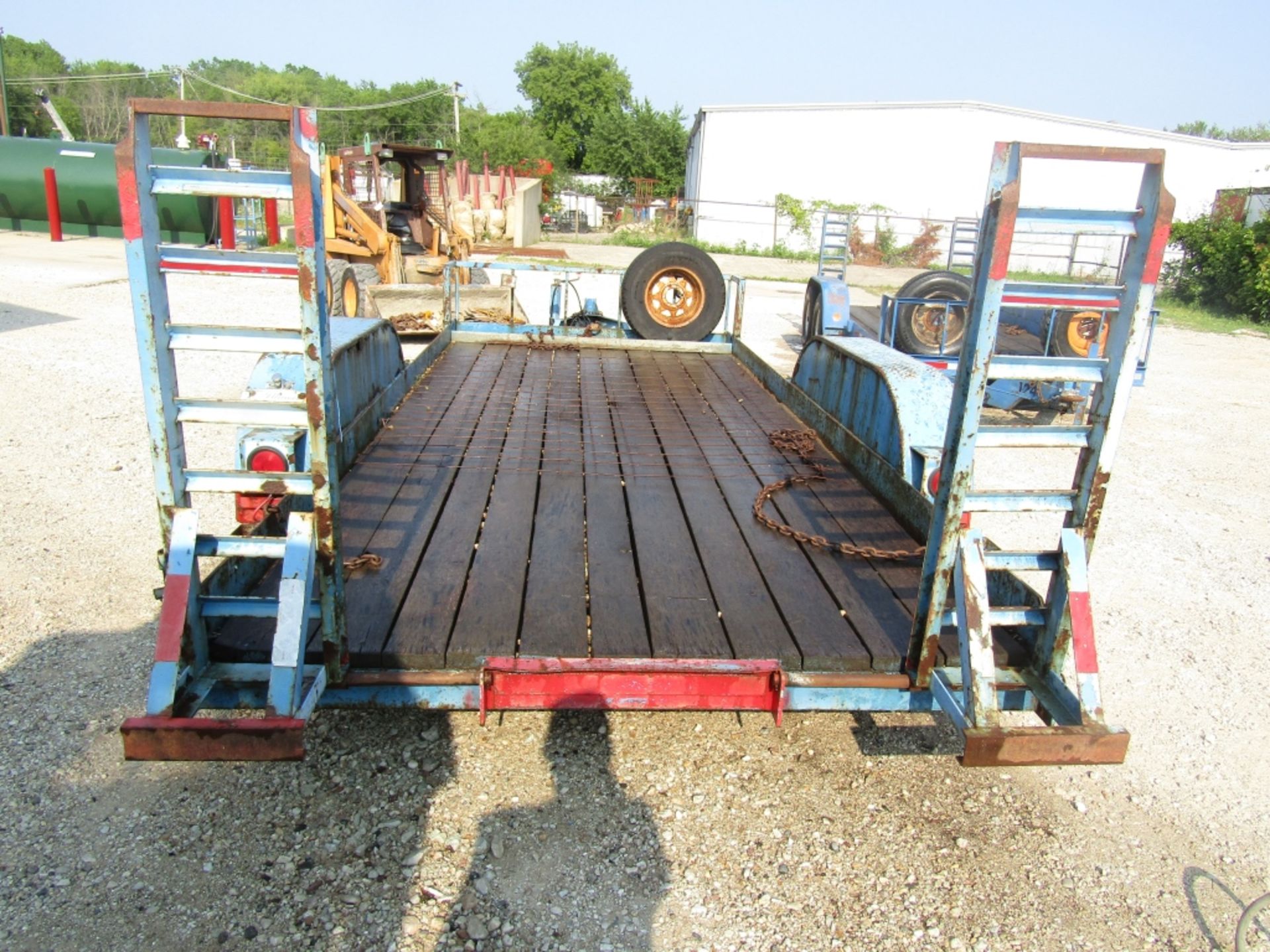 2002 Cronkhite Tandem Axle Trailer, VIN # 47326202421101123, Ramps 16'4" x 6' 6" Wood Deck, - Image 8 of 8