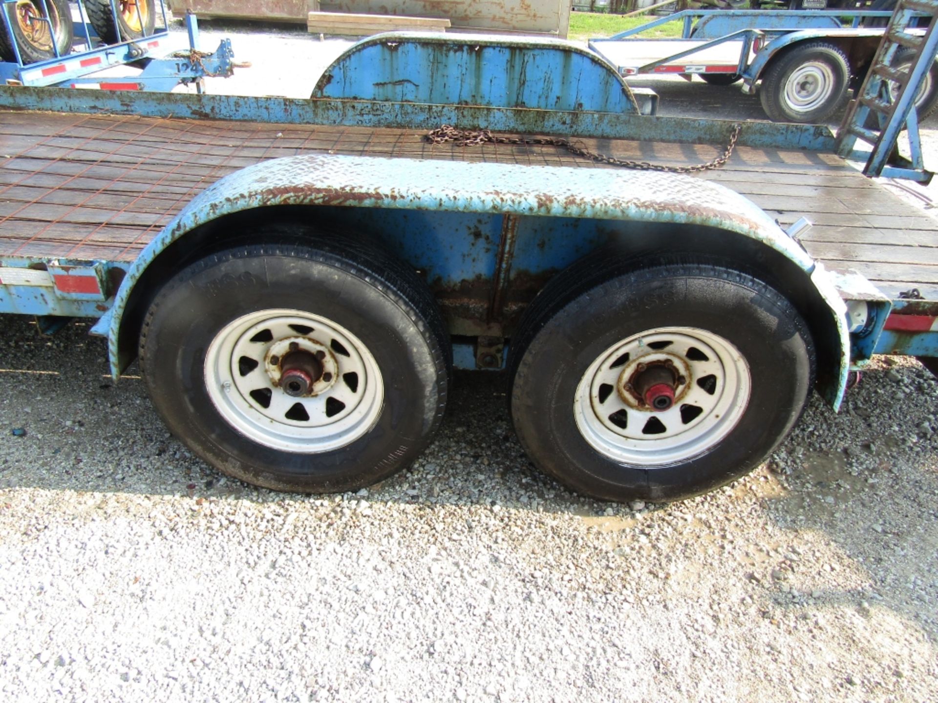 2002 Cronkhite Tandem Axle Trailer, VIN # 47326202421101123, Ramps 16'4" x 6' 6" Wood Deck, - Image 6 of 8