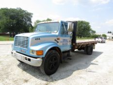 1990 International 4600LP Flat Bed Truck, Dually, VIN #1HTSBZPM6LH290494, Manual Transmission, 7.