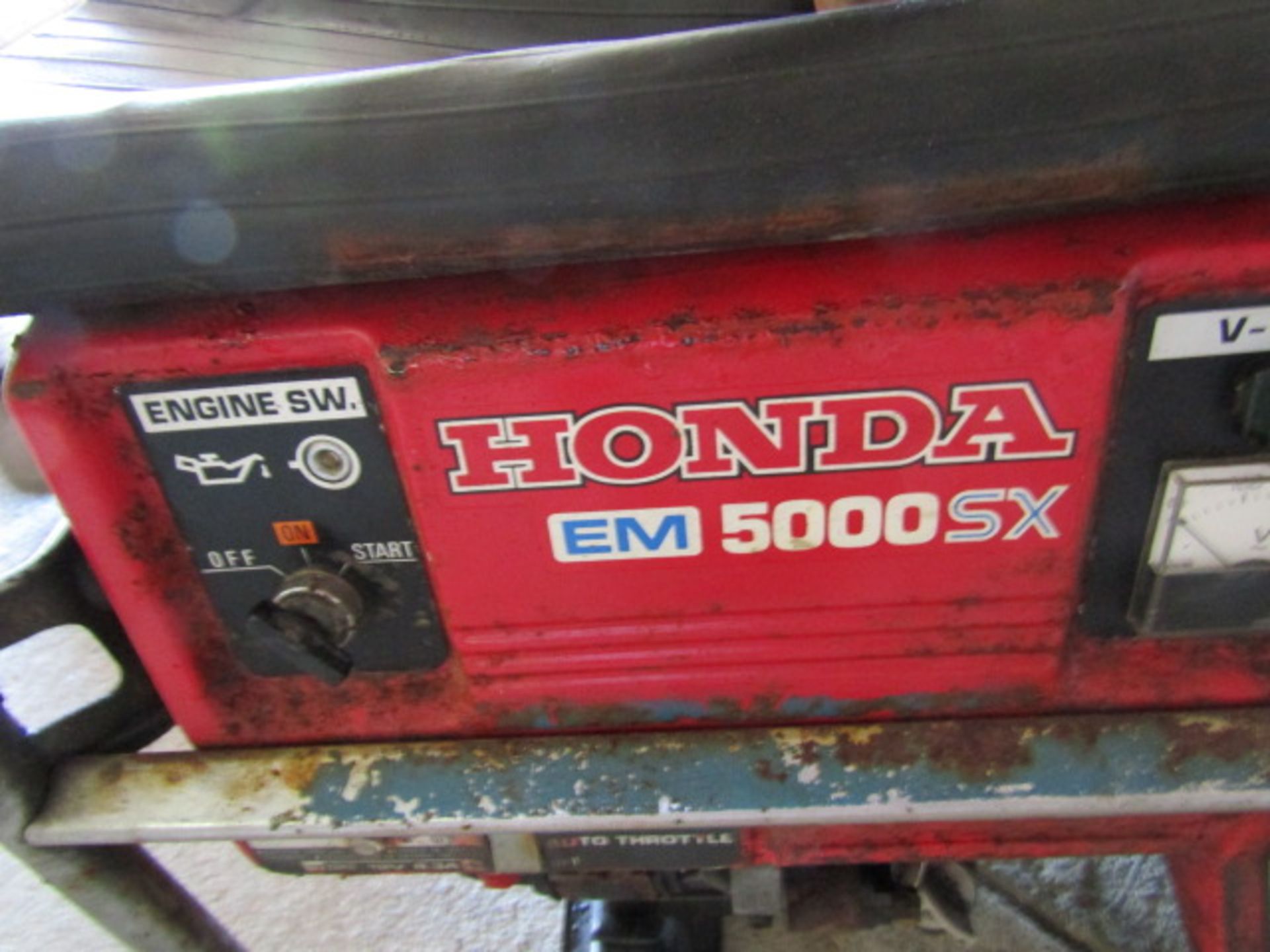 Honda EM5000SX Generator, 240/120 Volt, Honda Electronic Ignition, - Image 3 of 4