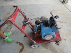 Wedge Concrete Saw, Model WCS 10, Serial #19118,