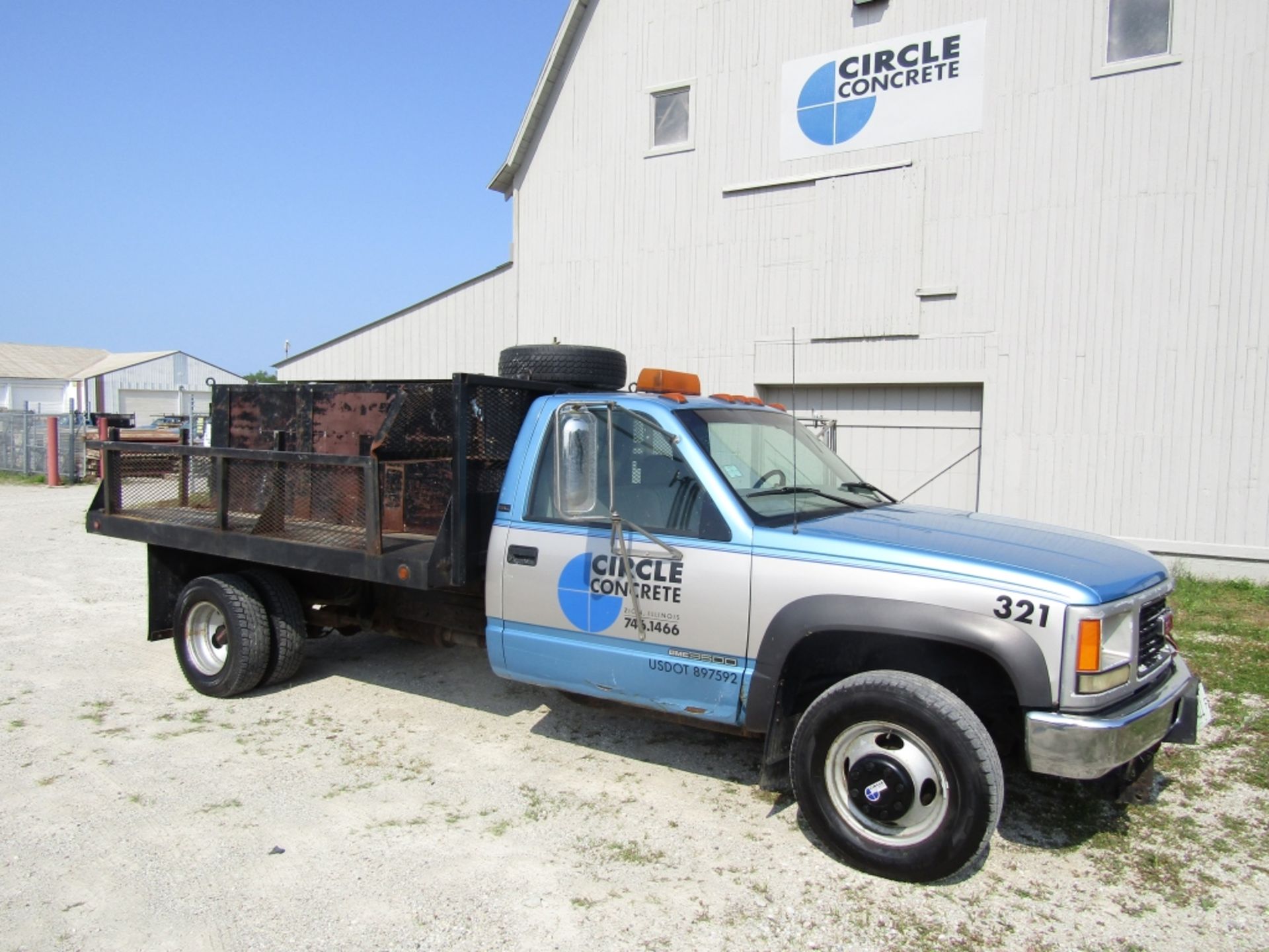 1997 GMC Sierra 3500 SL Waterproof Utility Truck, Dually, VIN #1GDJK34F9VF022321, 154888 miles,