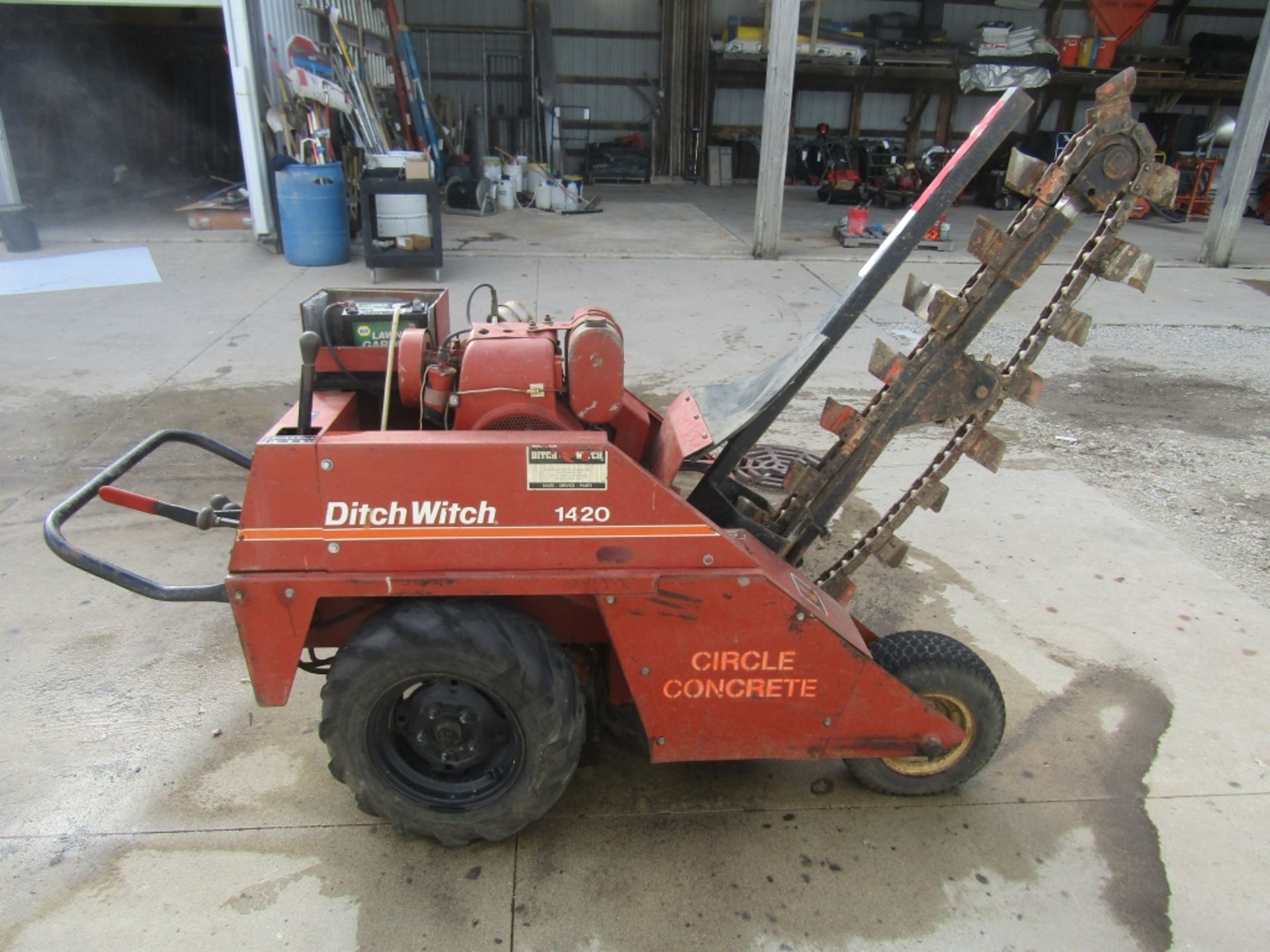 Ditch Witch 1420, Model 1420KE, Serial #144703, Hours 1937, - Image 3 of 8