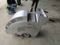 Soff-Cutt G-2000 Walk Behind Concrete Saw, Model G2000, 882 Hours, Serial #1421,