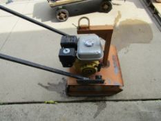 Plate Compactor, Serial #1301335, Wildfire 5.5 hp Motor,