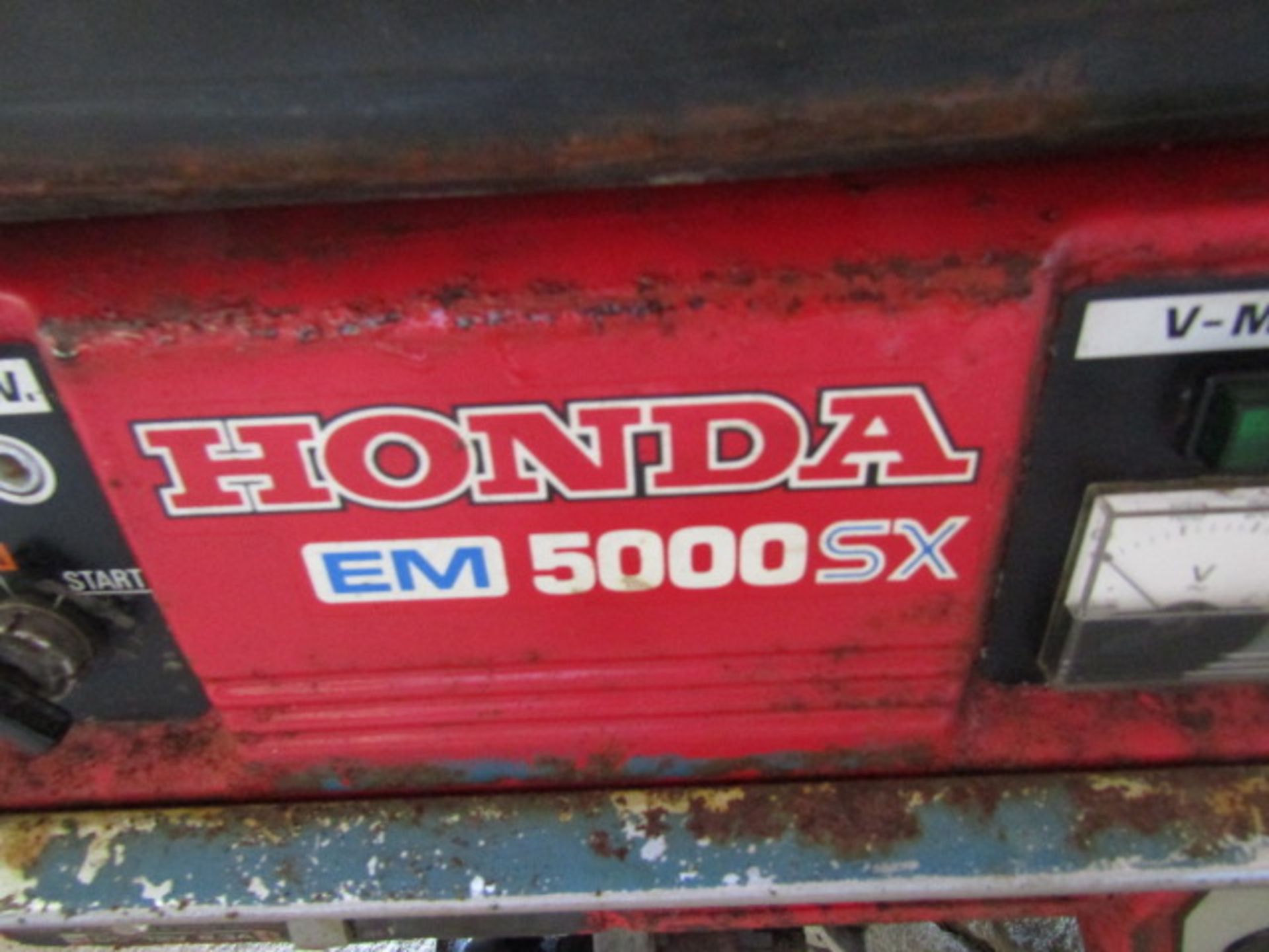 Honda EM5000SX Generator, 240/120 Volt, Honda Electronic Ignition, - Image 2 of 4