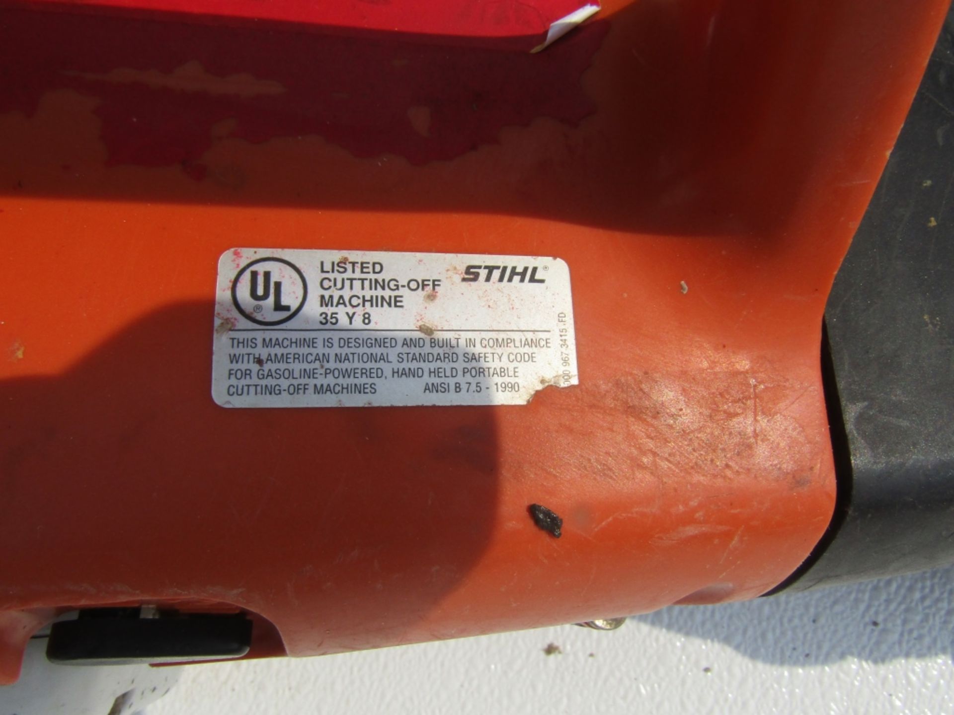 Stihl TS 400 Cut-Off Saw - Image 2 of 2