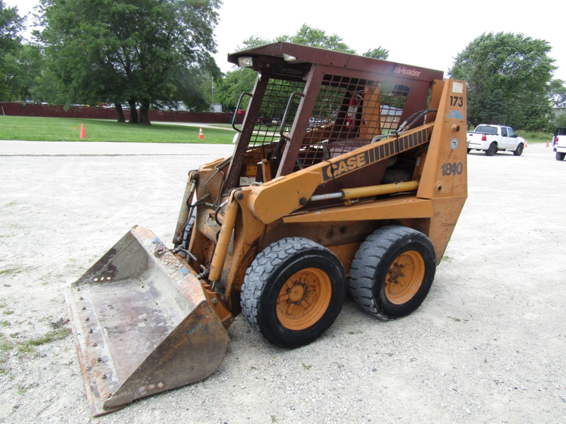 1991 Case 1840 Uni-loader with Bucket, 3291 Hours, ID #JAF0046173 - Image 3 of 12