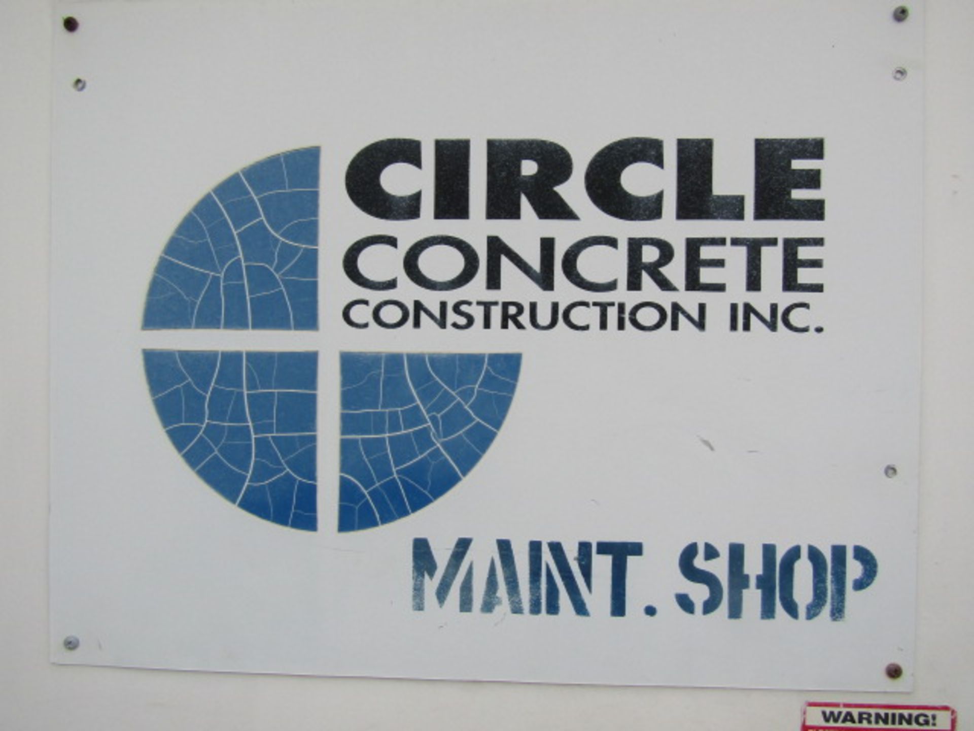 Circle Concrete Stamp & Signs - Image 4 of 4
