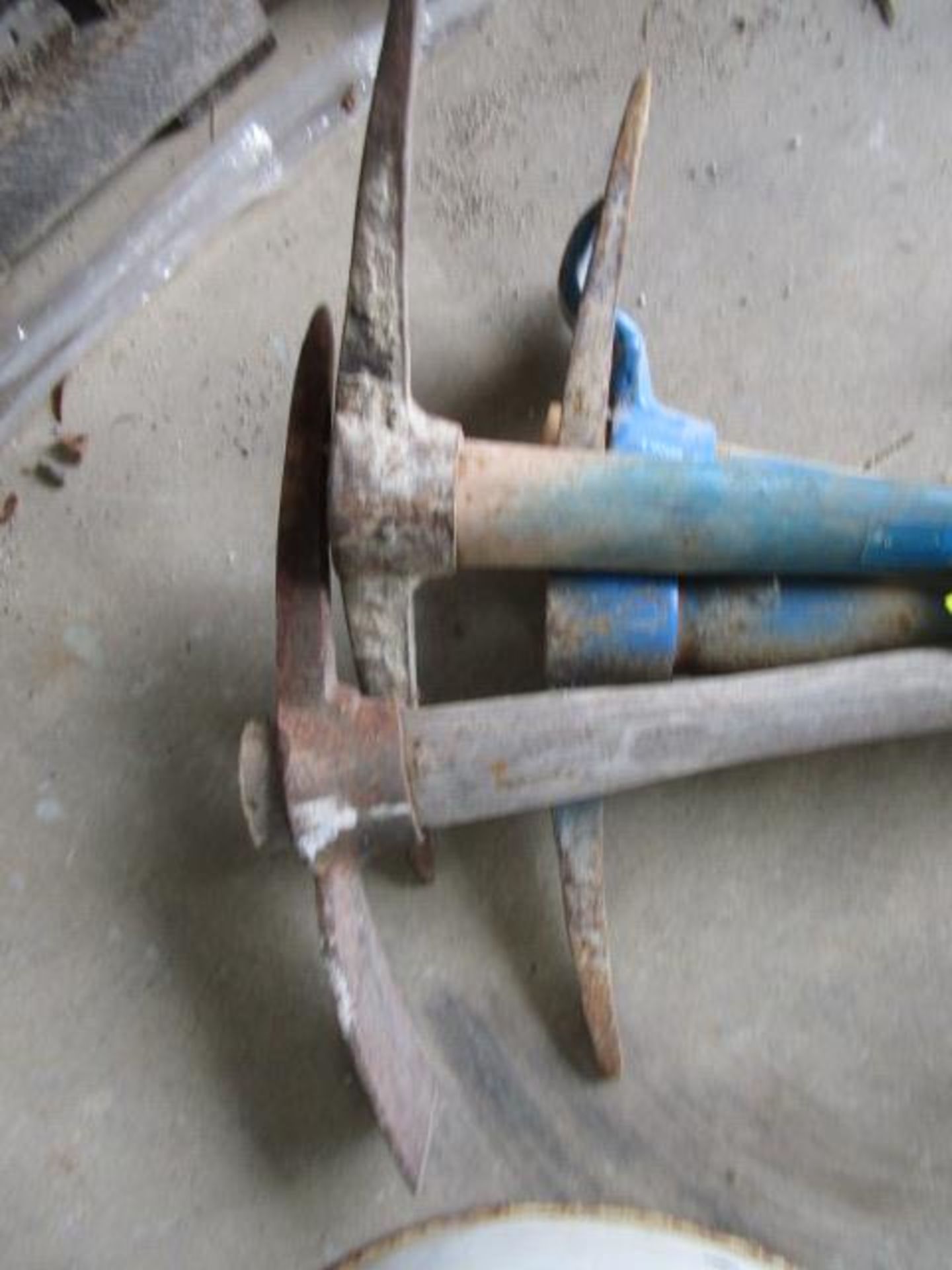 (3) Pick Axes & (1) Handle - Image 2 of 2