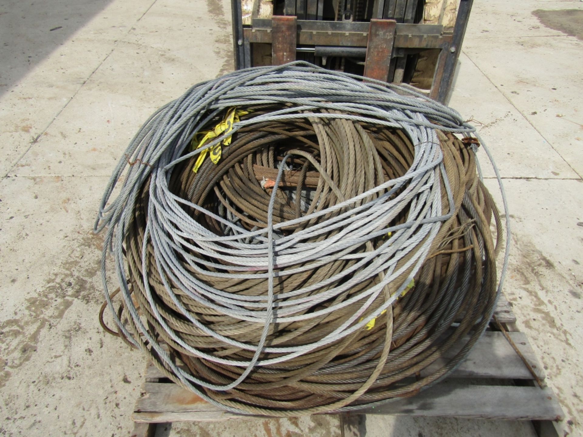 Pallet of Steel Cables