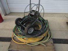 (1) Hose-rolling trolley & (5) hoses