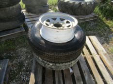 (2) Tires (1) Rim