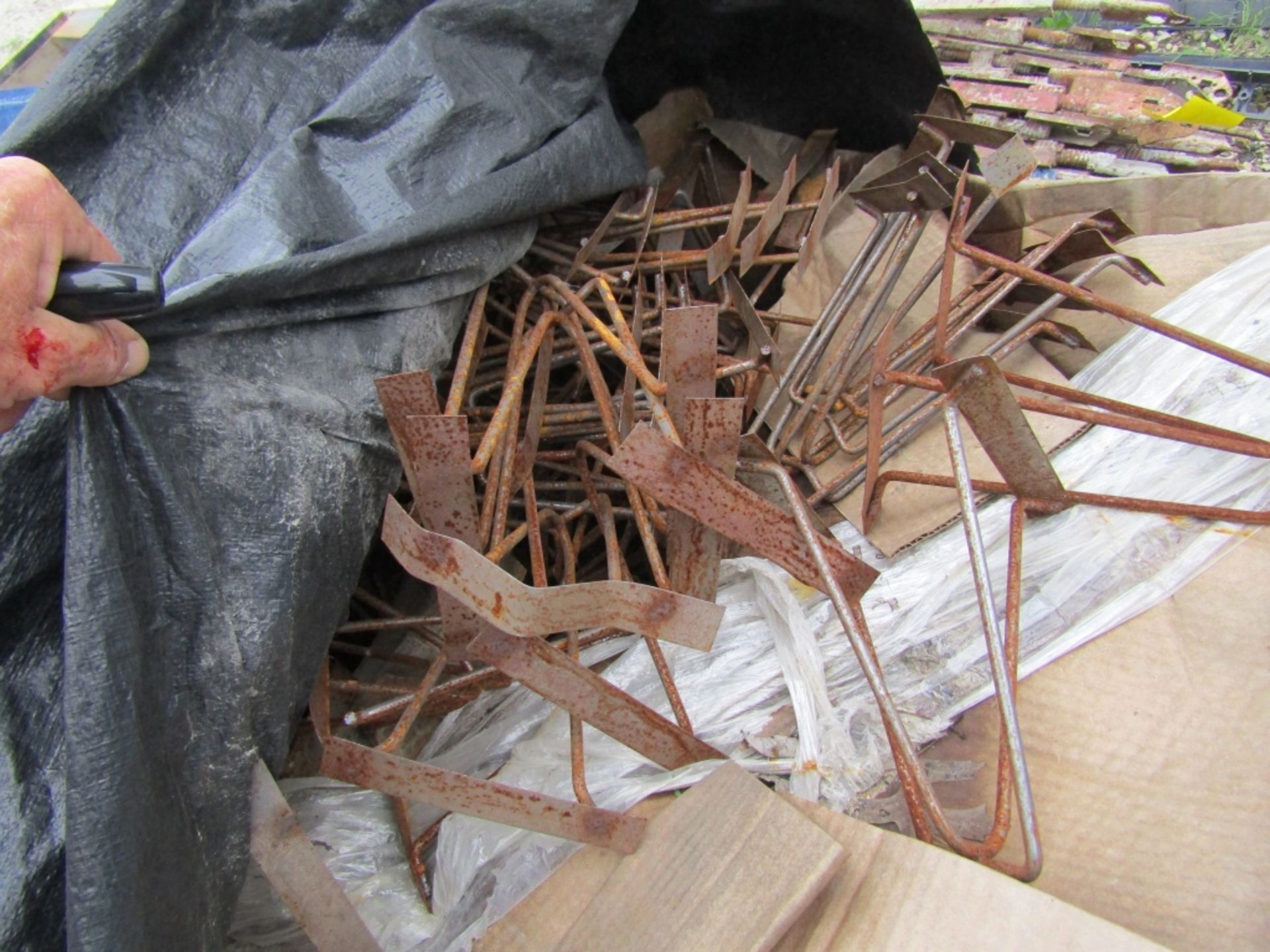 Pallet of Concrete Chairs