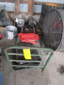 Platform Wheel Cart & Contents