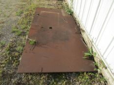 (1) 11' x 8' x 3/4" & (1) 6' x 9" Road Plate