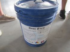 Bucket Spec Chem Spec Etch