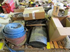 Pallet of Miscellaneous Matting, Hoses, Etc.