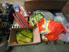 Pallet of Miscellaneous First Aid & Signs, First Aid Kits, Danger Signs, Safety Vest, V-Guard &