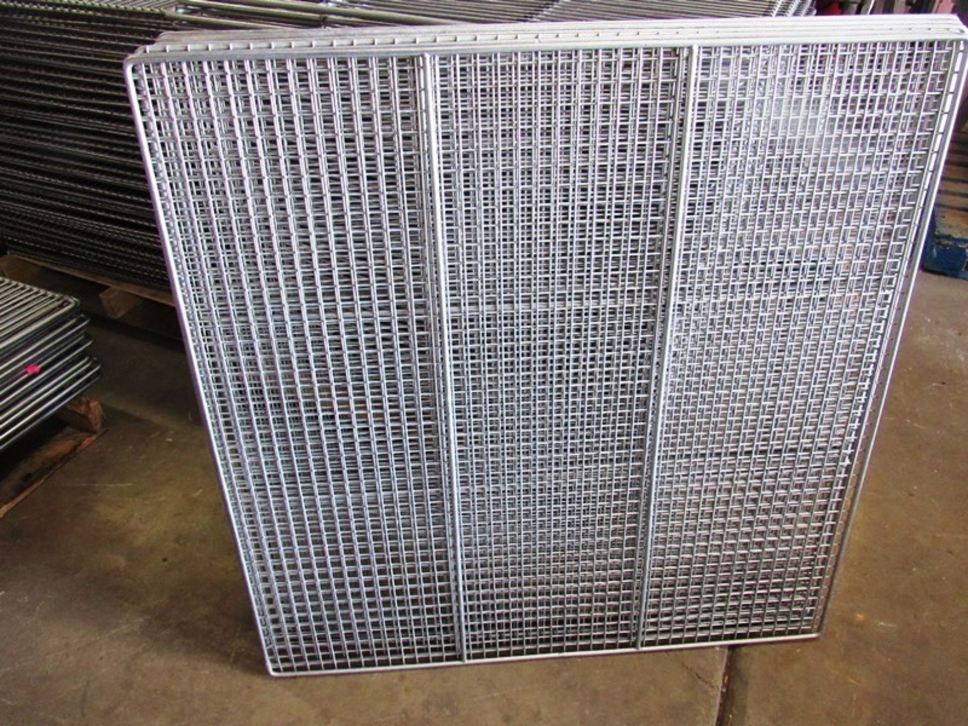 Stainless Steel Smoke Screens (1) 41 1/2" W X 44" L, (9) 41 1/2" W X 42 1/2" L, (3) 41 1/2" W X - Image 3 of 4