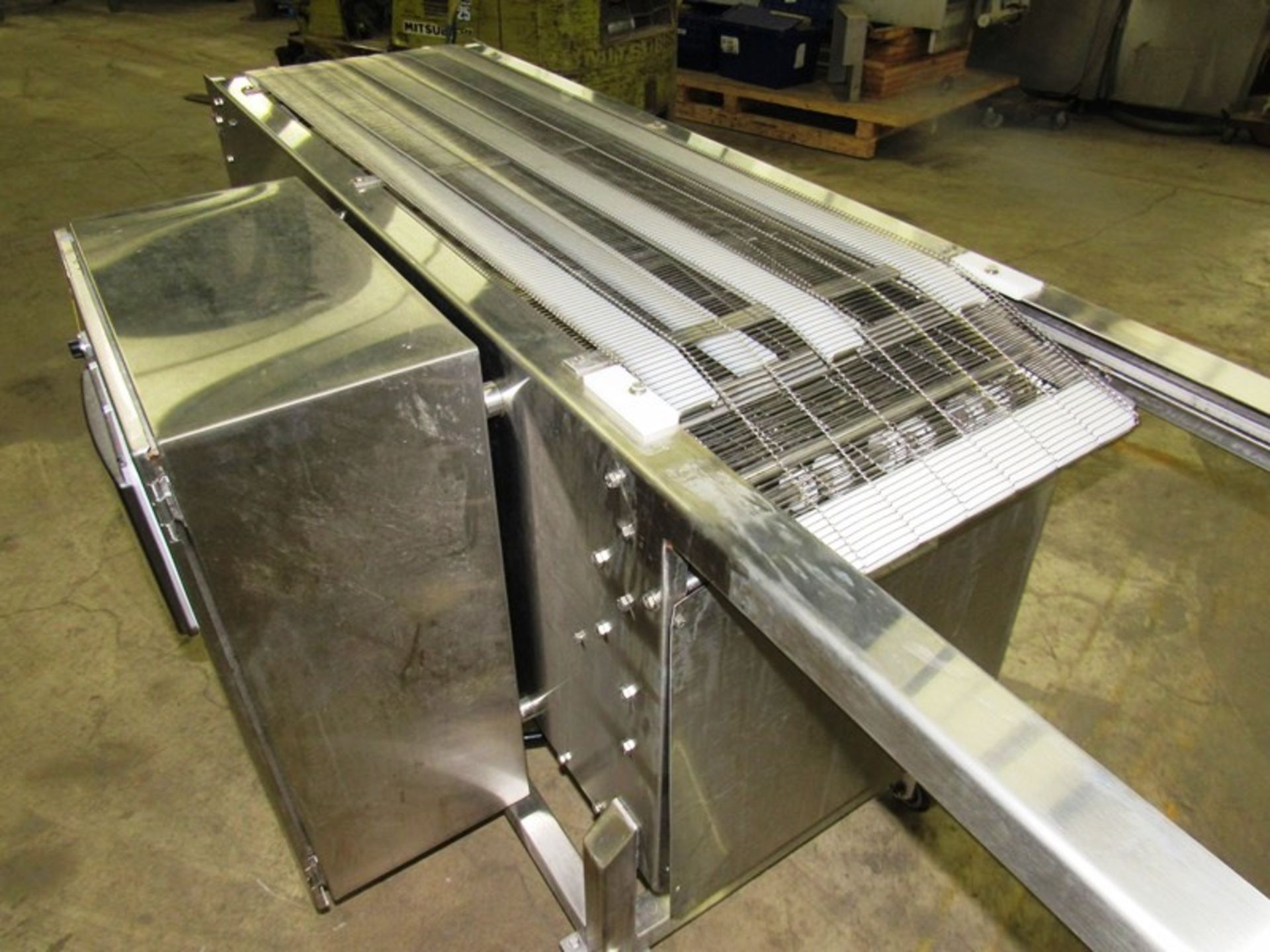 Bridge Machine Co. Mdl. SCA18/42 Stainless Steel Shuttle Conveyor, 18" W X 68" L belt, 114" L - Image 4 of 8