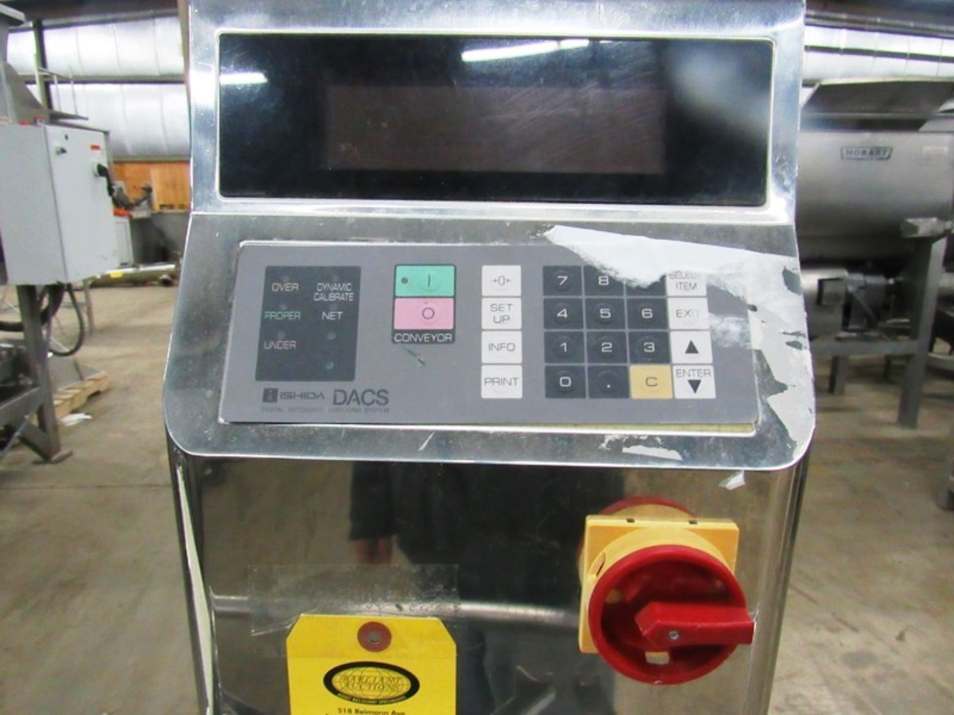 Ishida Mdl. DACS Digital Automatic Checking System, 12" W X 29" L infeed section, 14" W X 36" - Image 6 of 6