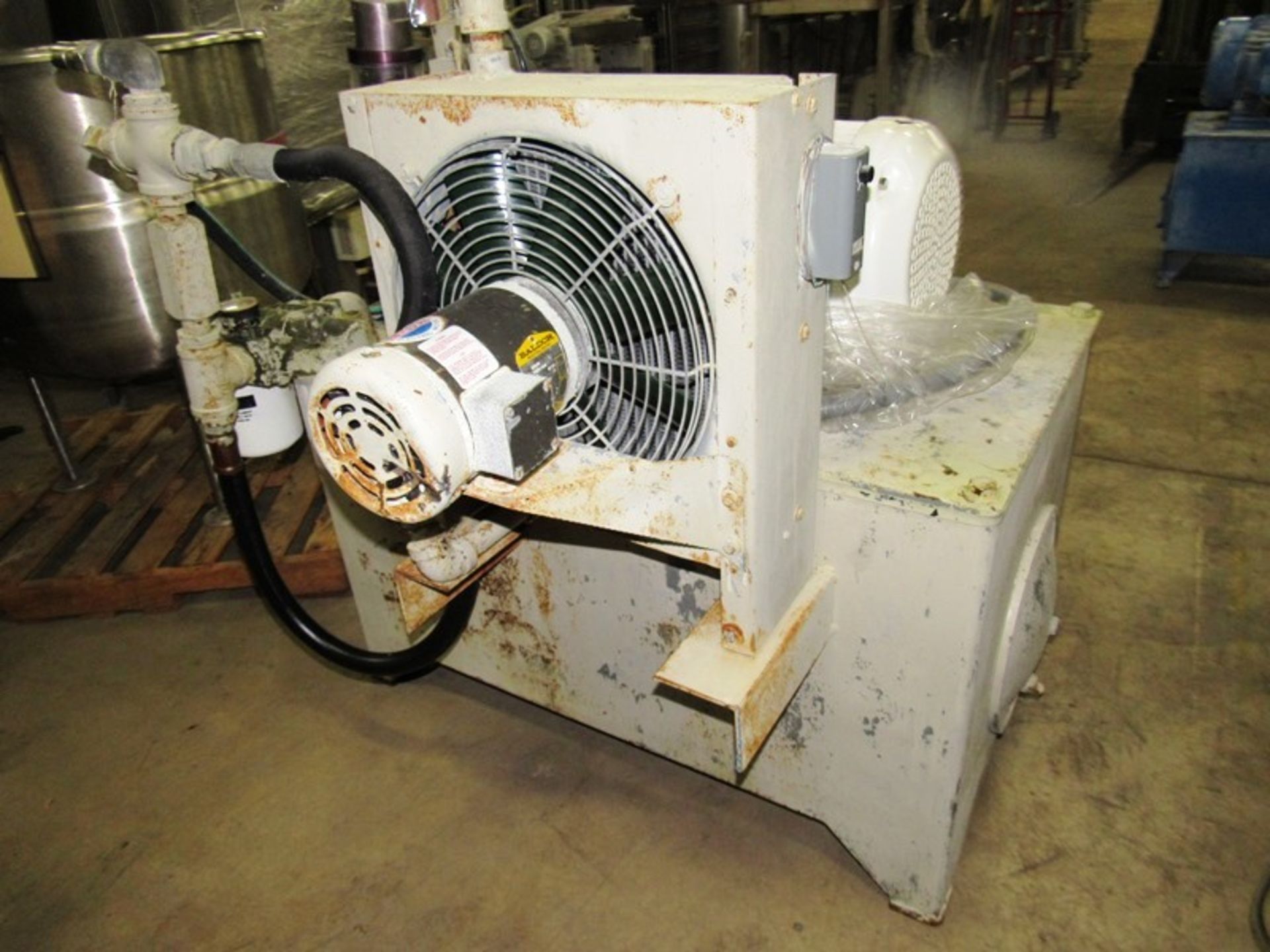 Stein Hydraulic Power Pack, 26" W X 46" L X 21" D reservoir, 20 h.p., 230/460 volt motor on pump, - Image 2 of 3