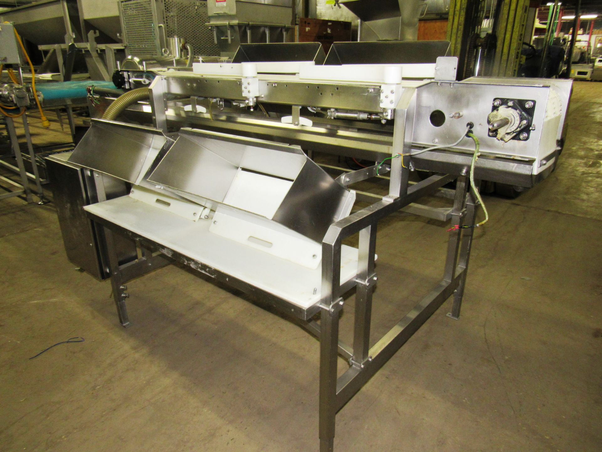 Stainless Steel Grading Conveyor (no belt), 12" W X 88" L, (2) stations each side - Image 2 of 4