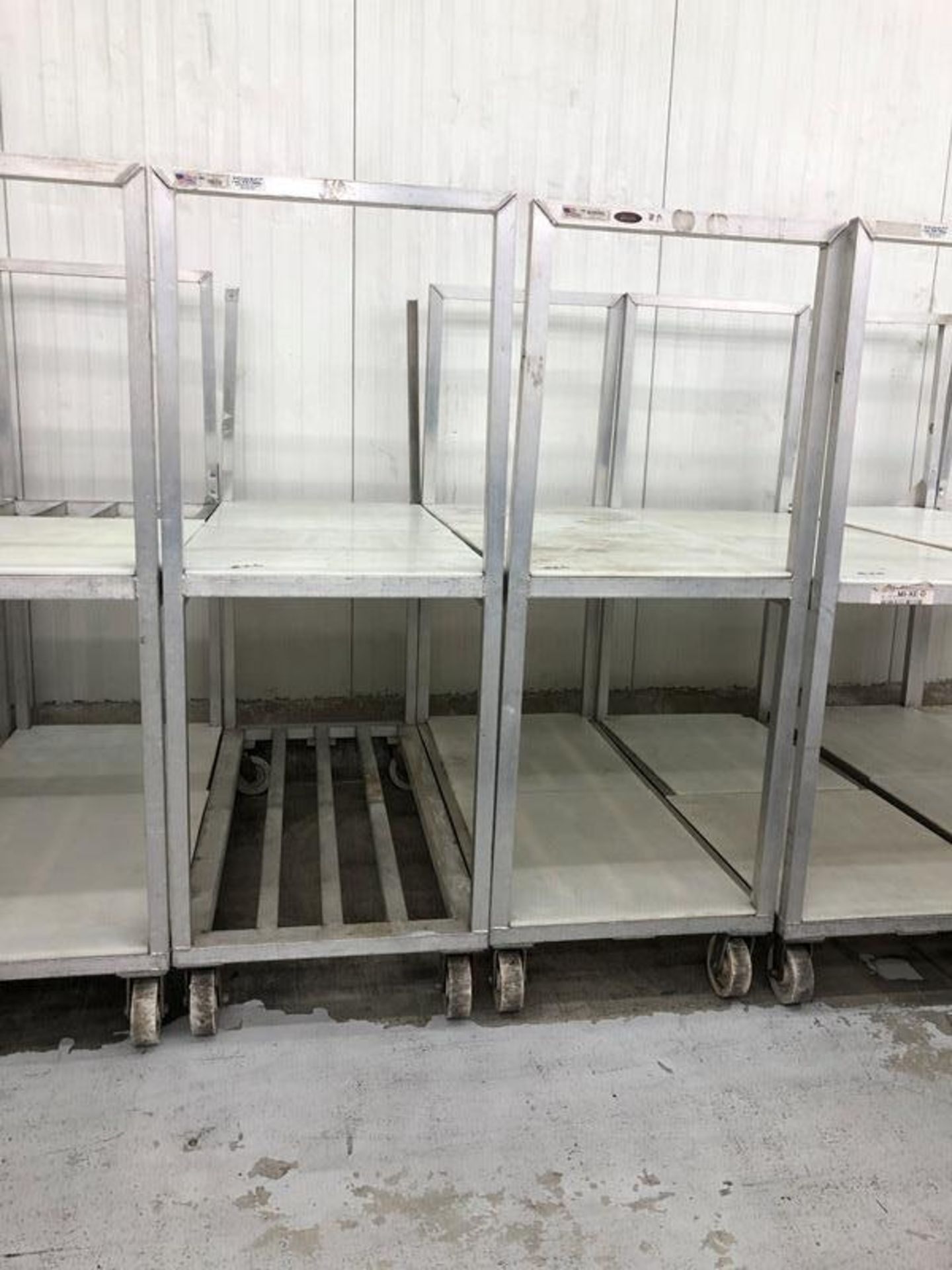 Winholt Shelve Carts, 1151K, 62"x27"x42" to first shelf (Located in Bridgeview, IL) (Removal Date Is