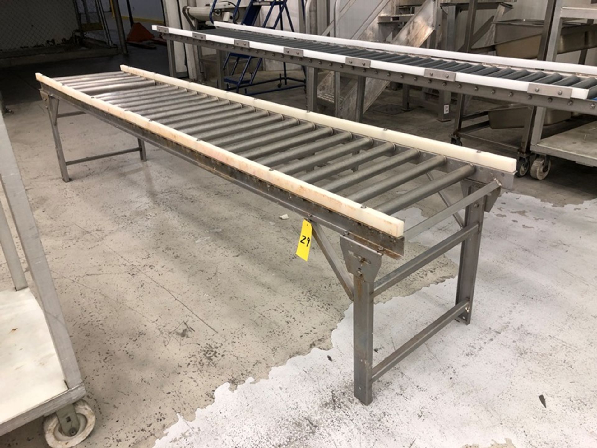 Roller Conveyor, 10' x 22", non-powered (Located in Bridgeview, IL) (Removal Date Is April 1st to