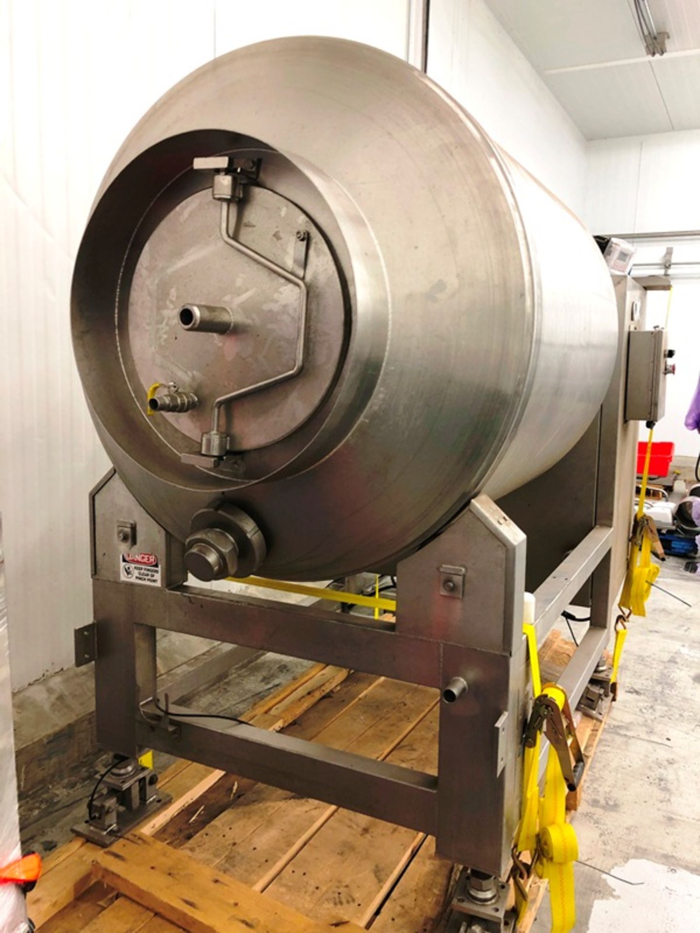 Dorit 1,500# Vacuum Tumbler, on load cells with digital readout (Located in Bridgeview, IL) (Removal - Image 2 of 4