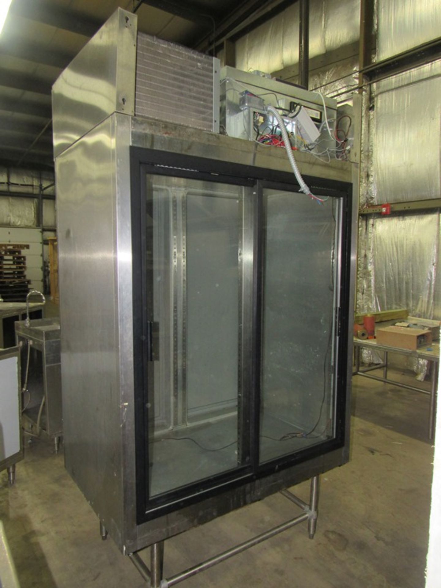 Victory Mdl. DRSA-2D-S7 Pass Through Display Refrigerator, (2) sliding glass front doors, 23 1/2" - Image 2 of 6