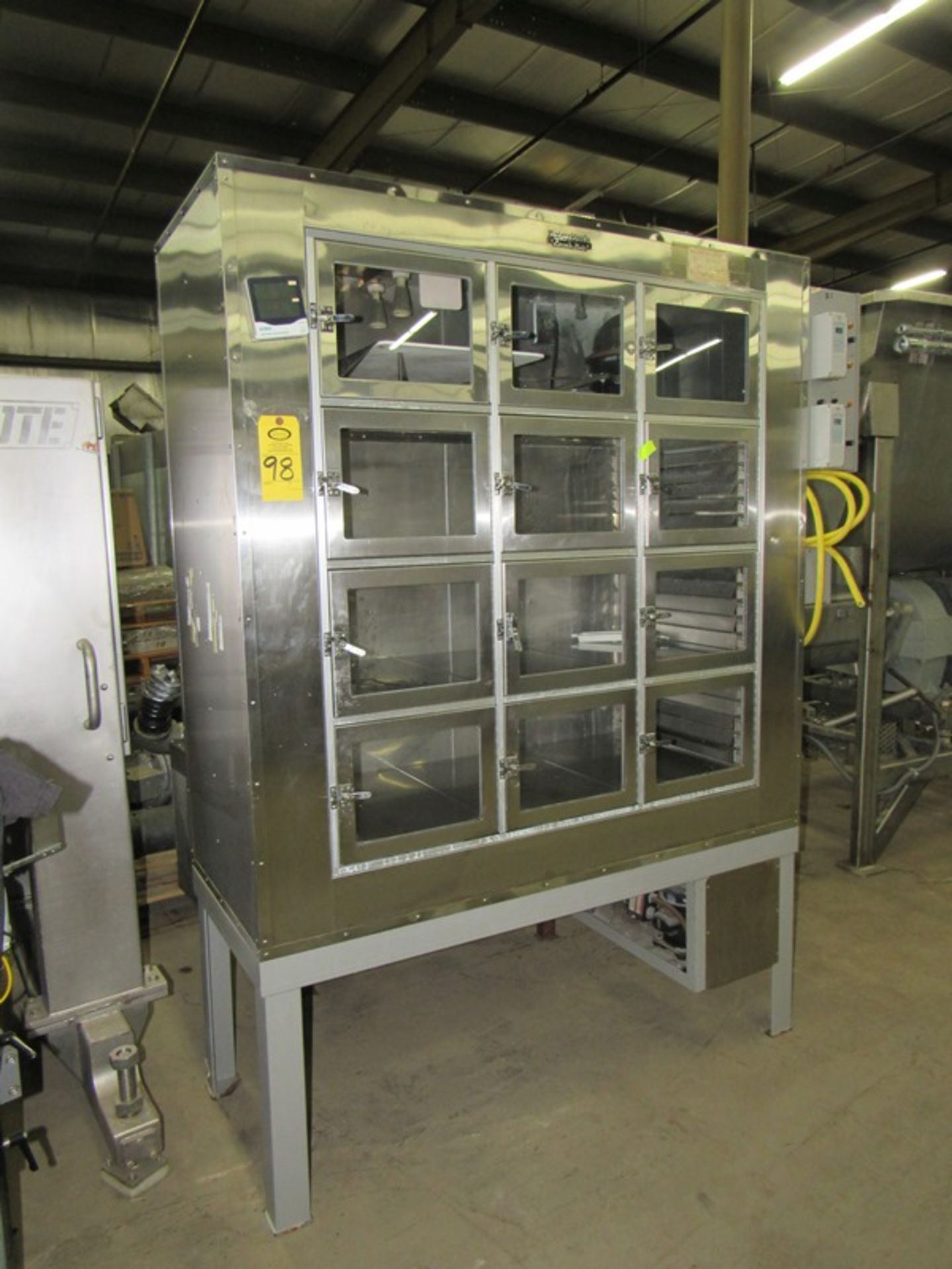 National Mfg. Fermentation Cabinet, 12 door, digital controls, humidity and temperature controlled