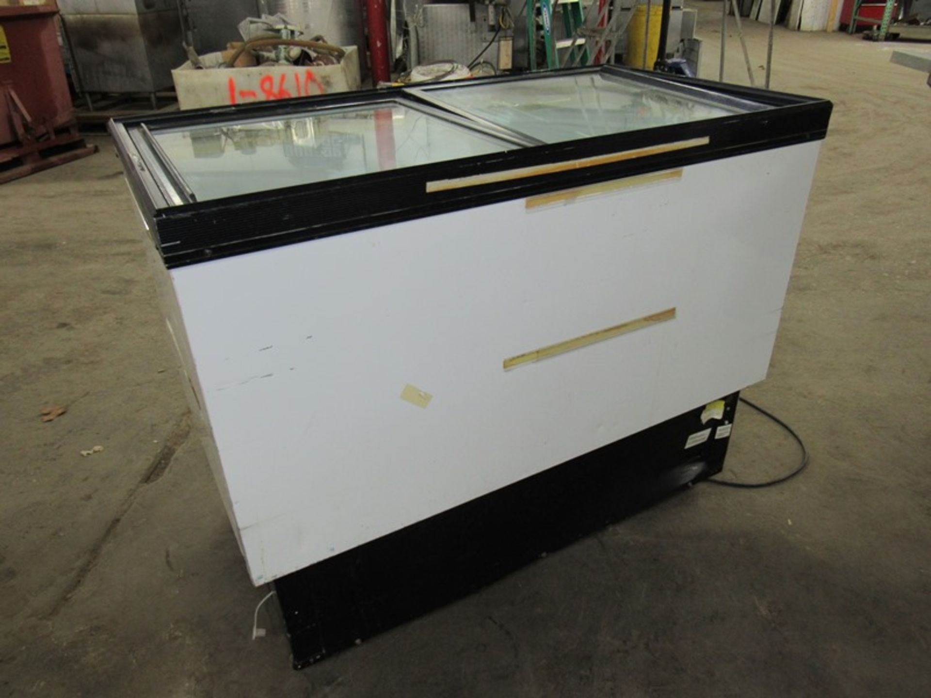 Hussmann Mdl. SN-115 Mobile Spot Merchandiser, 45" L X 24 1/2" D X 36" H, (8.8 cu. ft.), (2) sliding - Image 2 of 3