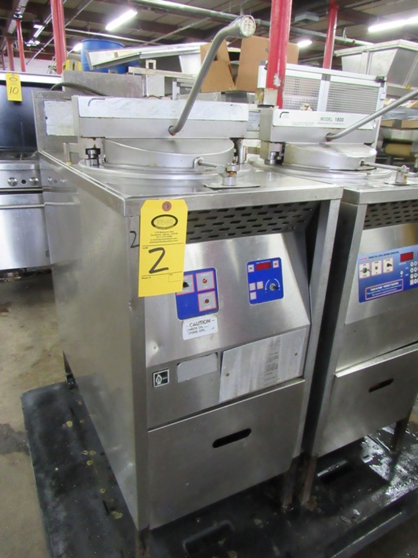 Broaster Company Mdl. 1800 Pressure Fryer