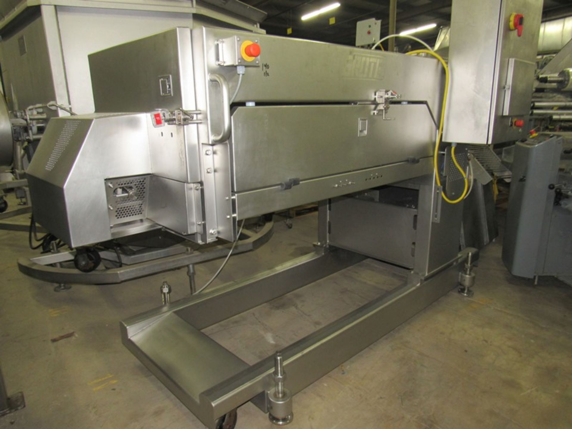 Grote Mdl. 604E Pendulum Slicer/Applicator, touchscreen controls, w/36" Long X 1" Dia.. feed tub,, s - Image 3 of 9