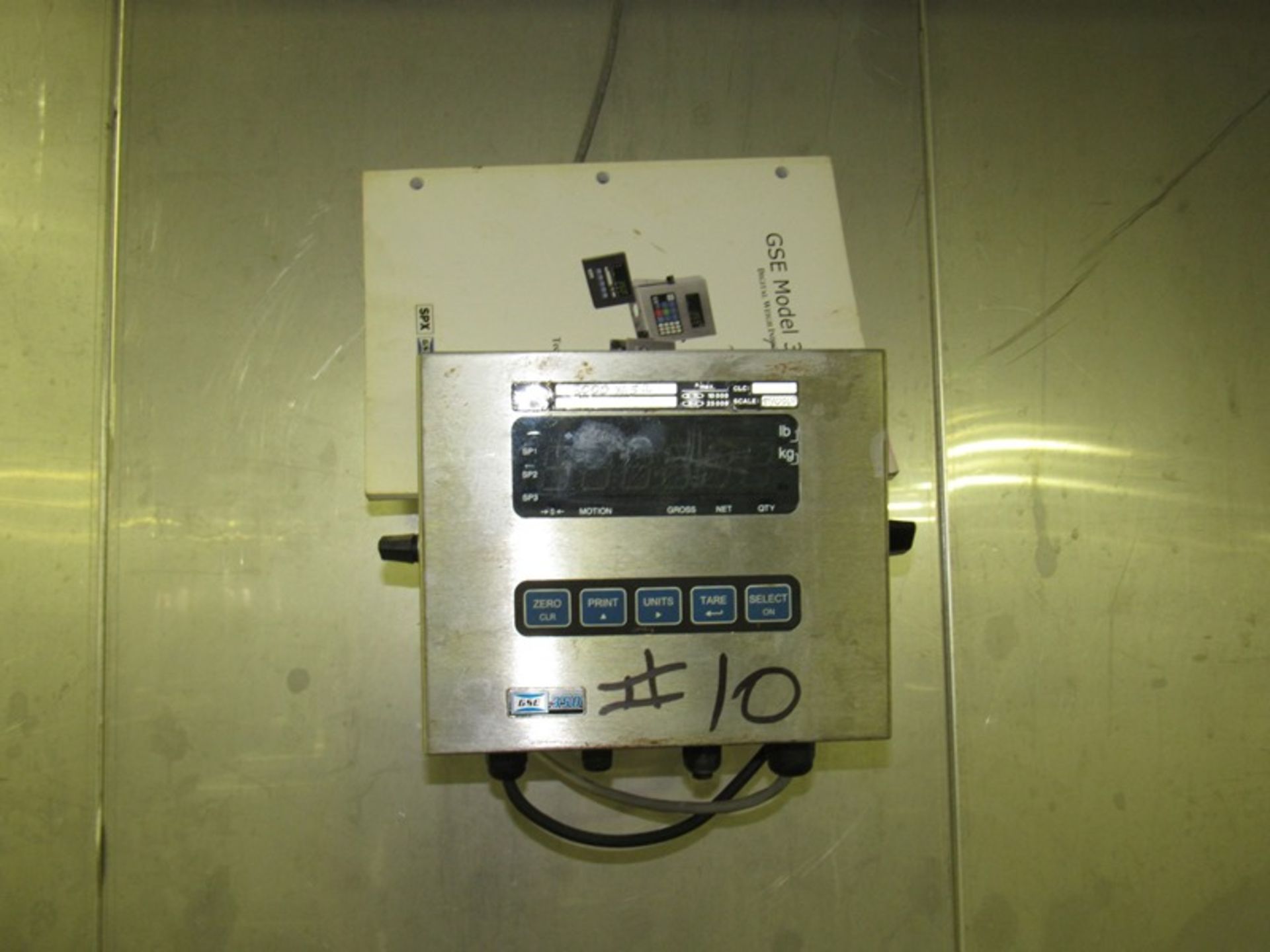 Stainless Steel Inline Rail Scale, 36" L with GSE Mdl. 350 Digital Readout, 2000 X .05 Lb. capacity - Image 3 of 3