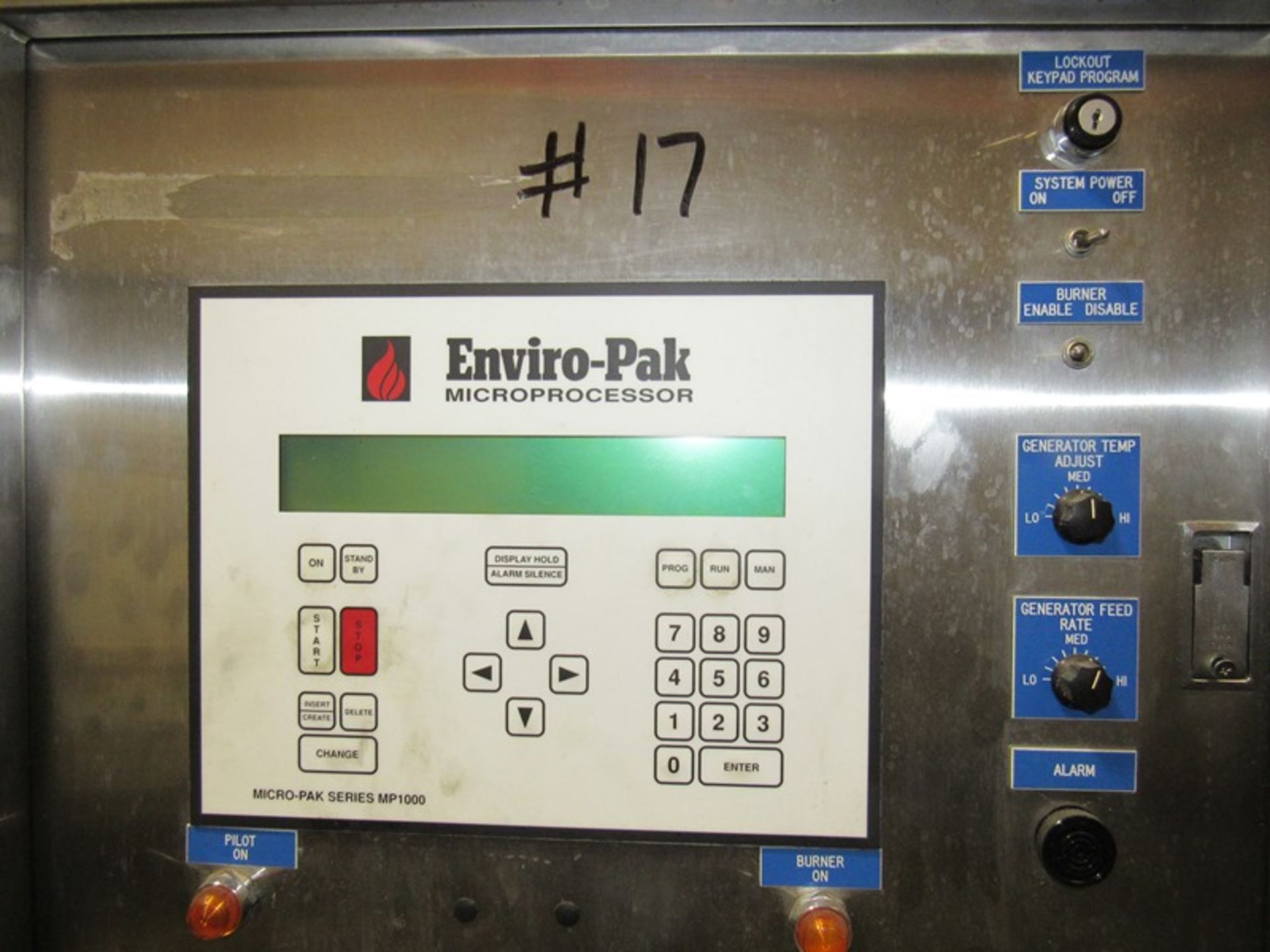 Enviro Pak Stainless Steel Smokehouse with Micro-Pak MP1000 Micro Processor Controls & Partlow - Image 7 of 11