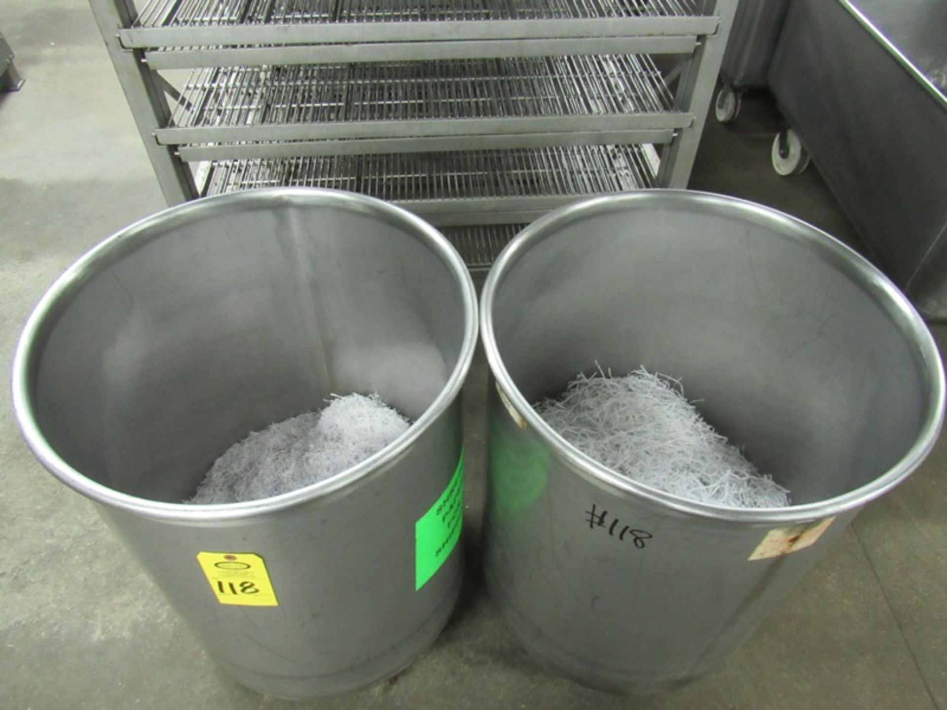 Stainless Steel Portable Barrels, 24" dia. X 27" D - Image 2 of 2