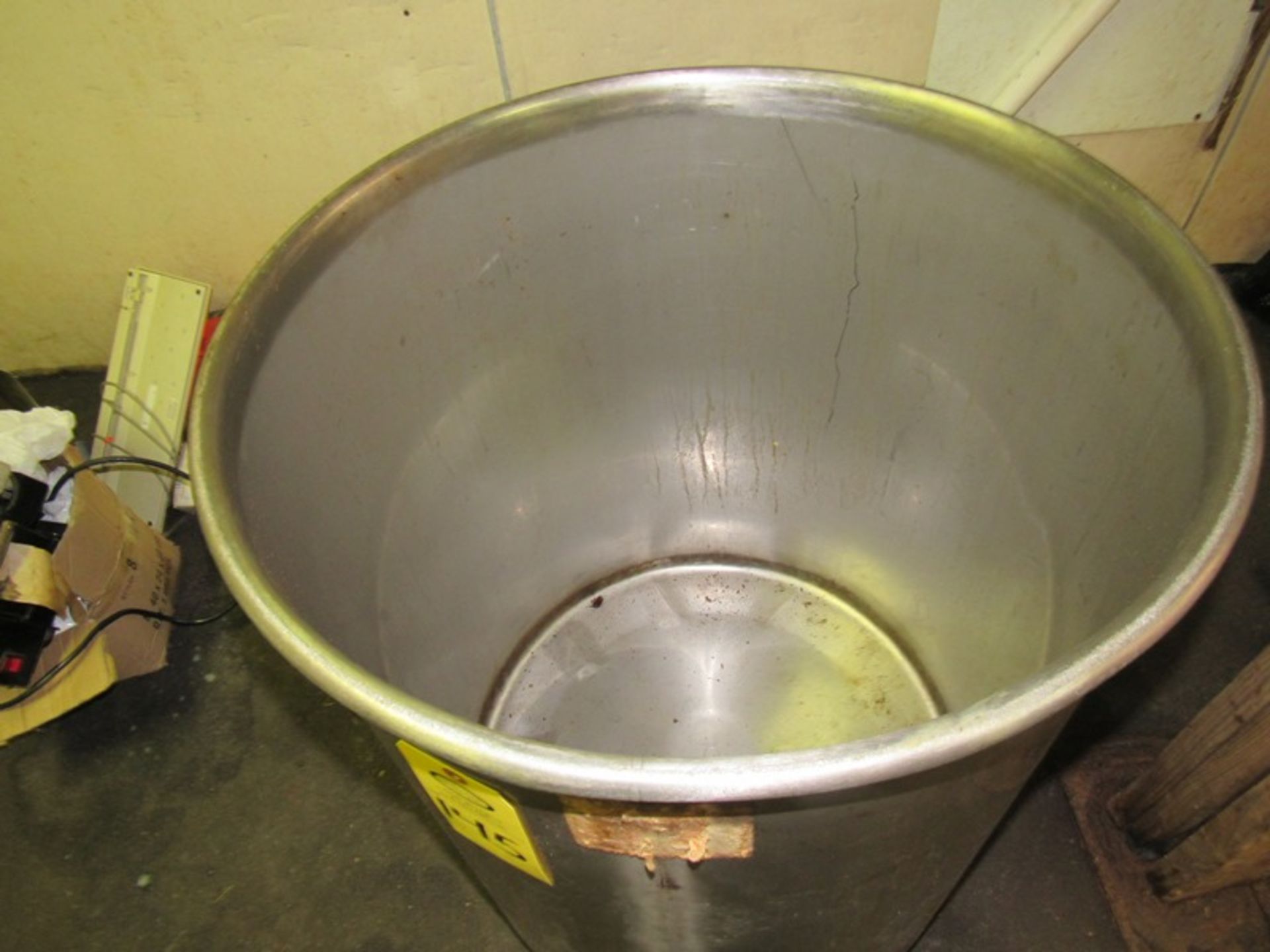 Stainless Steel Barrels, 24" Dia. X 28" Deep on wheels(All Funds Must Be Received by Friday, August - Image 2 of 7
