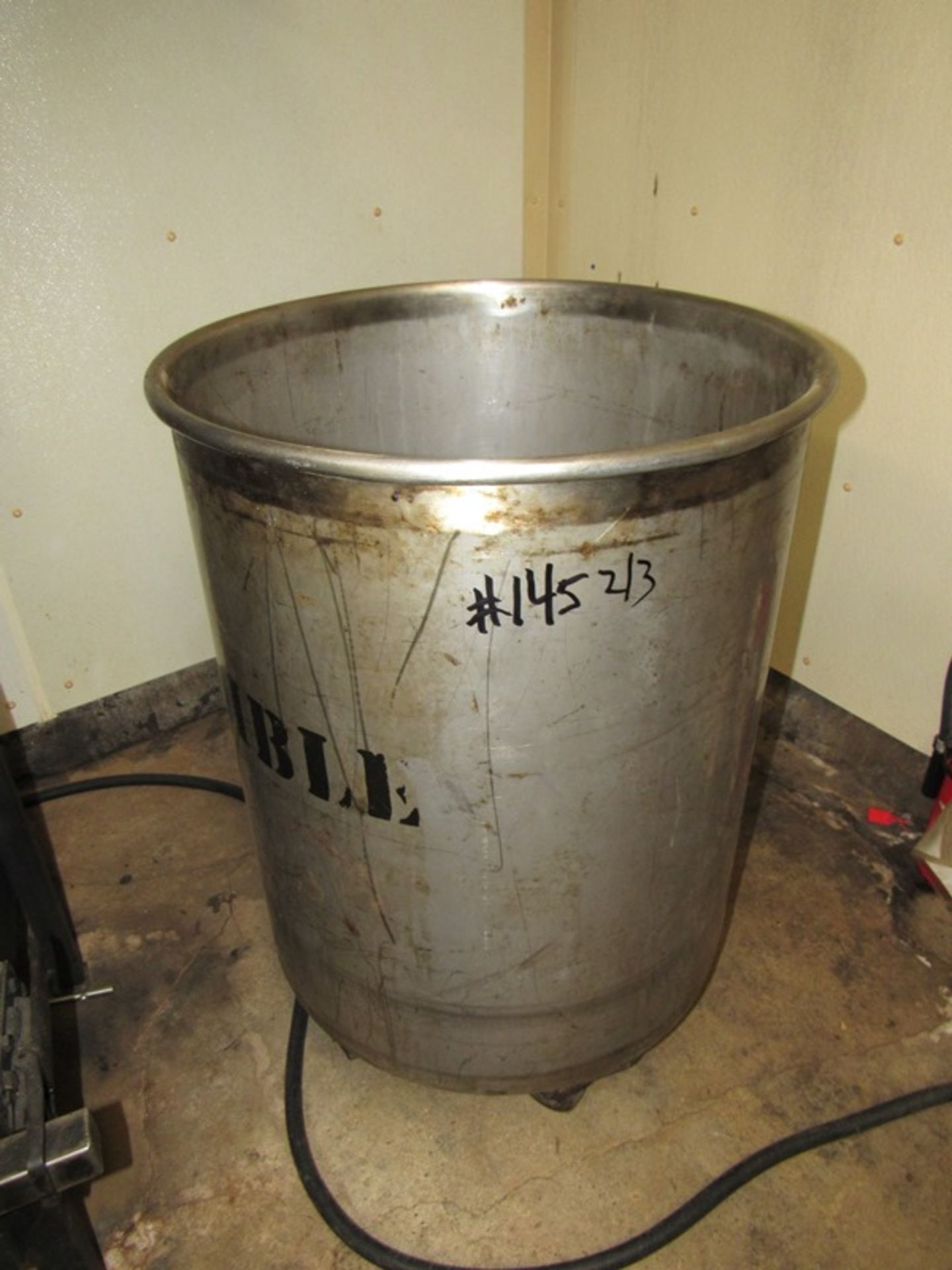 Stainless Steel Barrels, 24" Dia. X 28" Deep on wheels(All Funds Must Be Received by Friday, August - Image 3 of 7