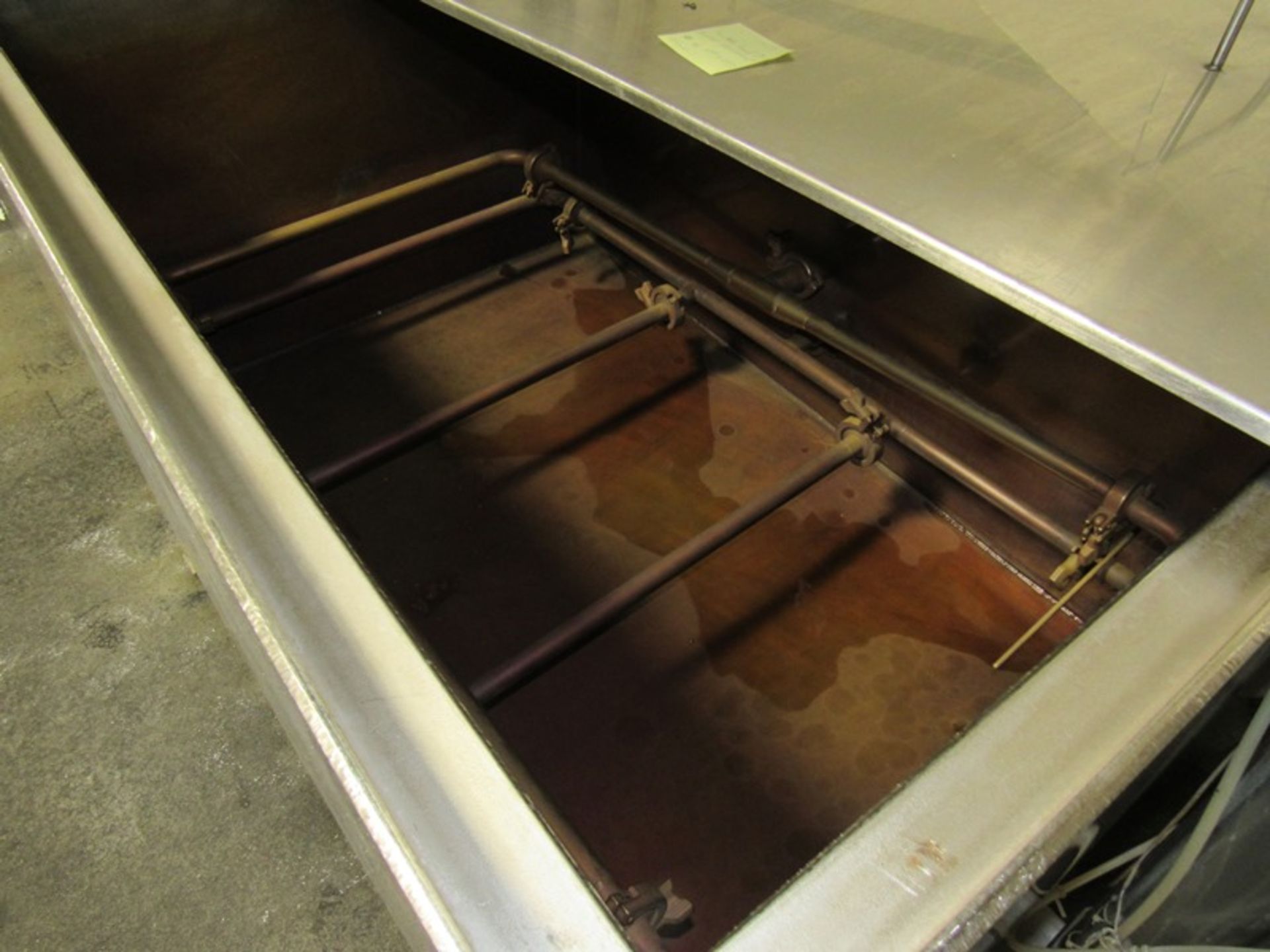 Unitherm Stainless Steel Dip Tank, with basket and exhaust hood, 36" W X 48" L X 24" D tank with - Image 4 of 9