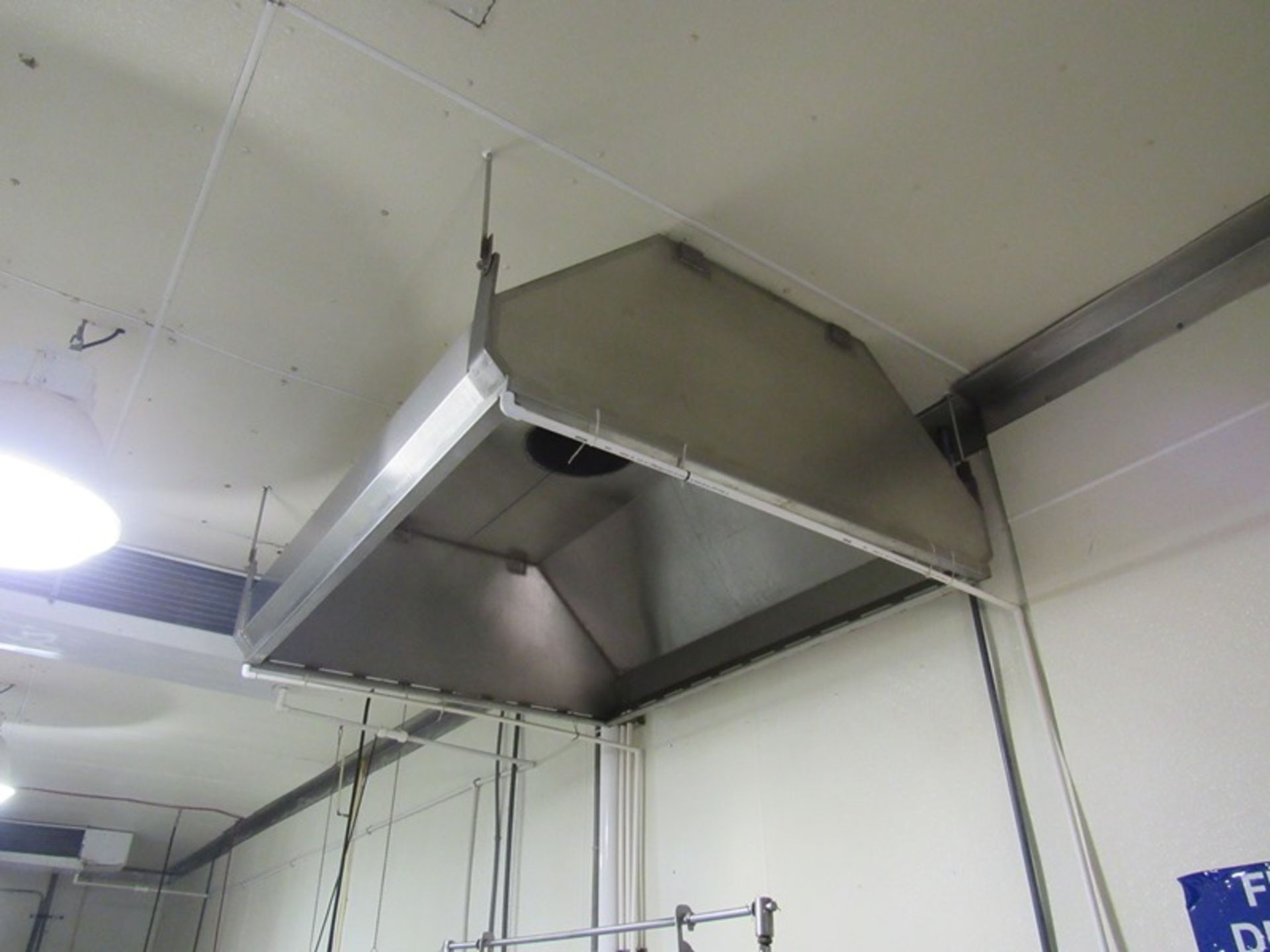 Unitherm Stainless Steel Dip Tank, with basket and exhaust hood, 36" W X 48" L X 24" D tank with - Image 8 of 9