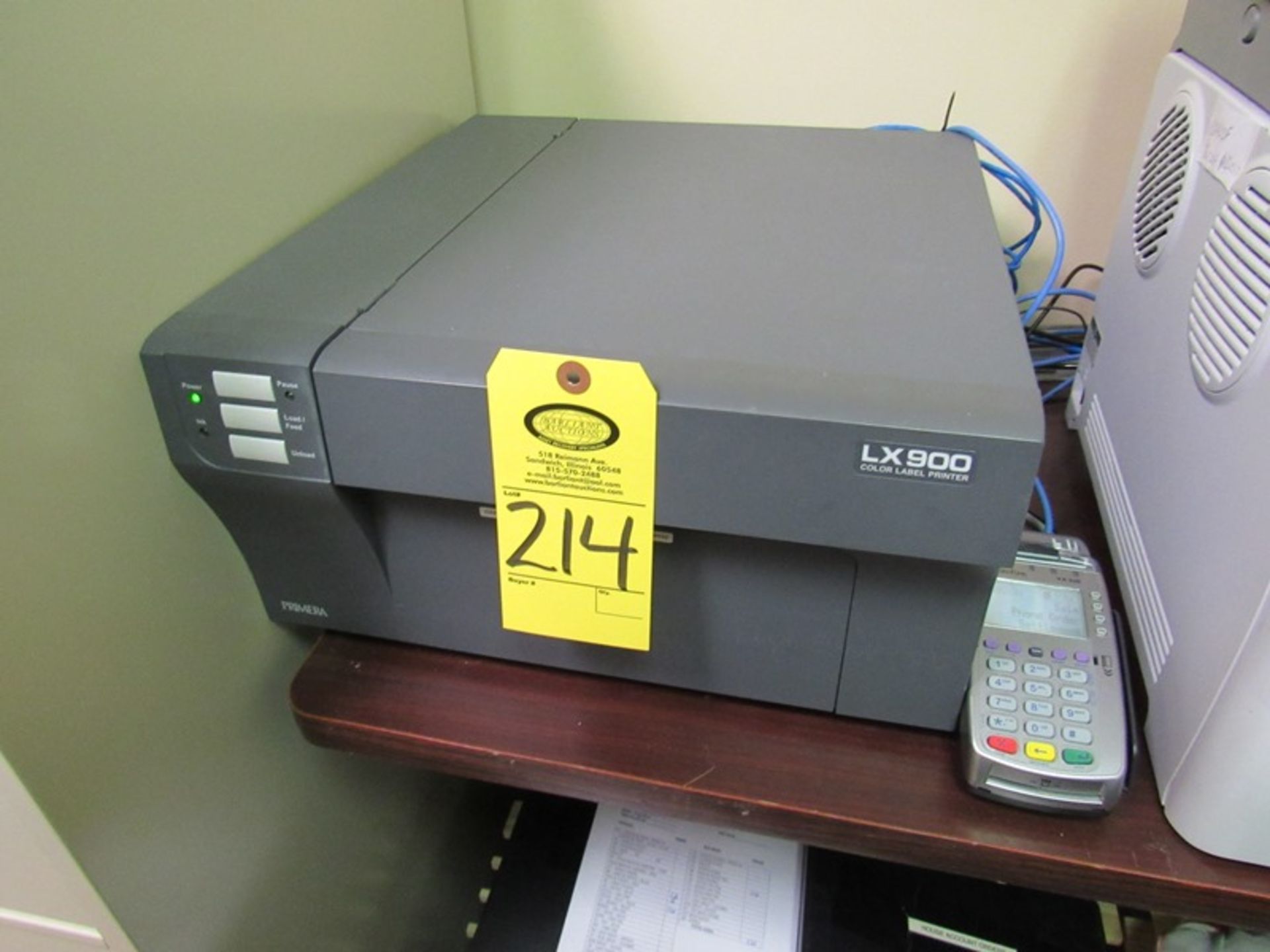 Primera Mdl. LX900 Color Label Printer (All Funds Must Be Received by Friday, August 9th. Everything