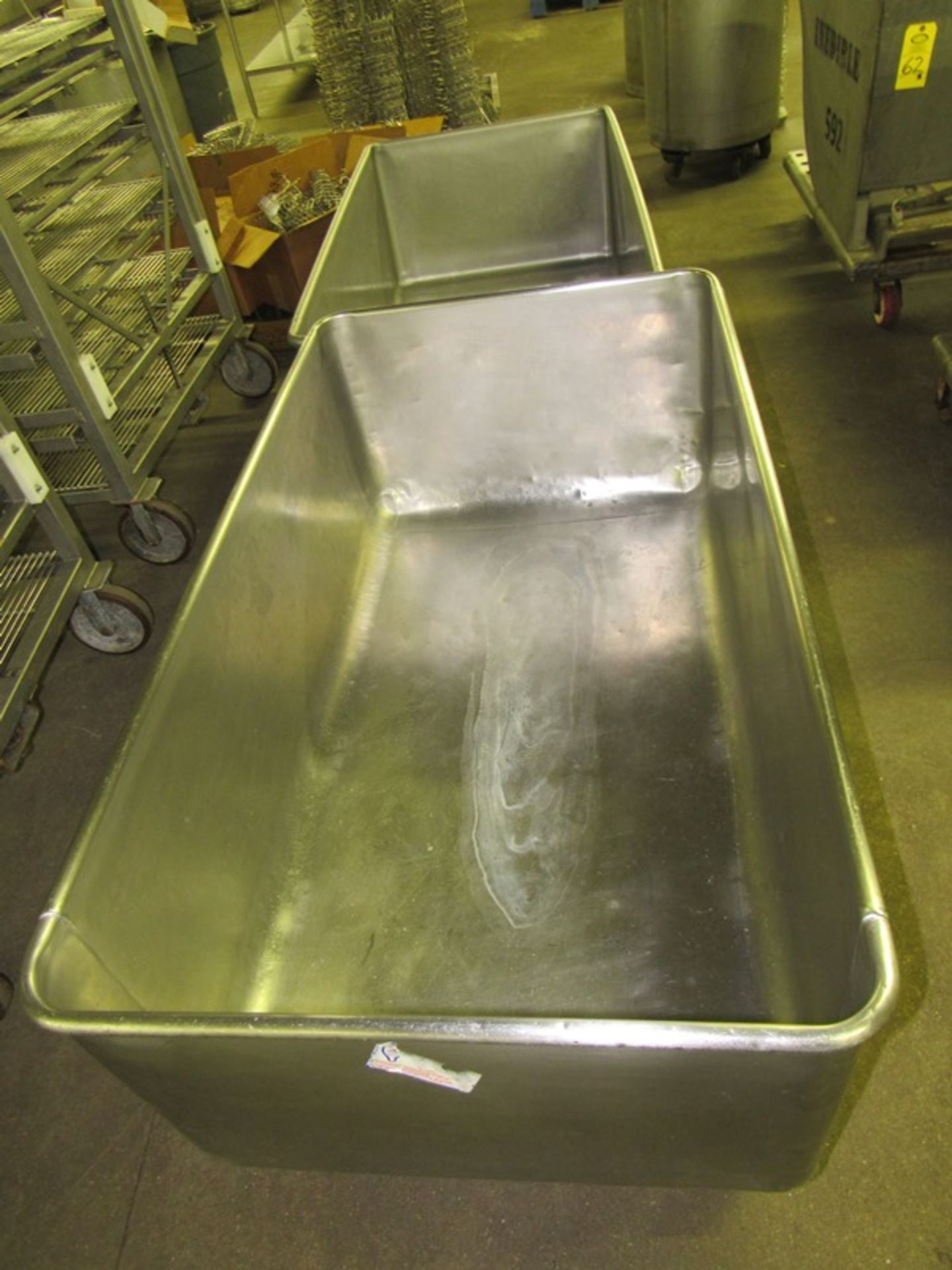 Stainless Steel Meat Trucks, 30" W X 55" L X 18" D (All Funds Must Be Received by Friday, August 9th - Image 2 of 2